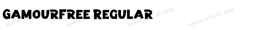 GamourFree Regular字体转换